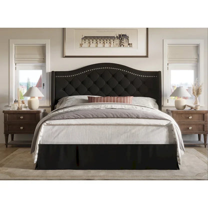Eleanor Tufted Upholstered Platform Bed