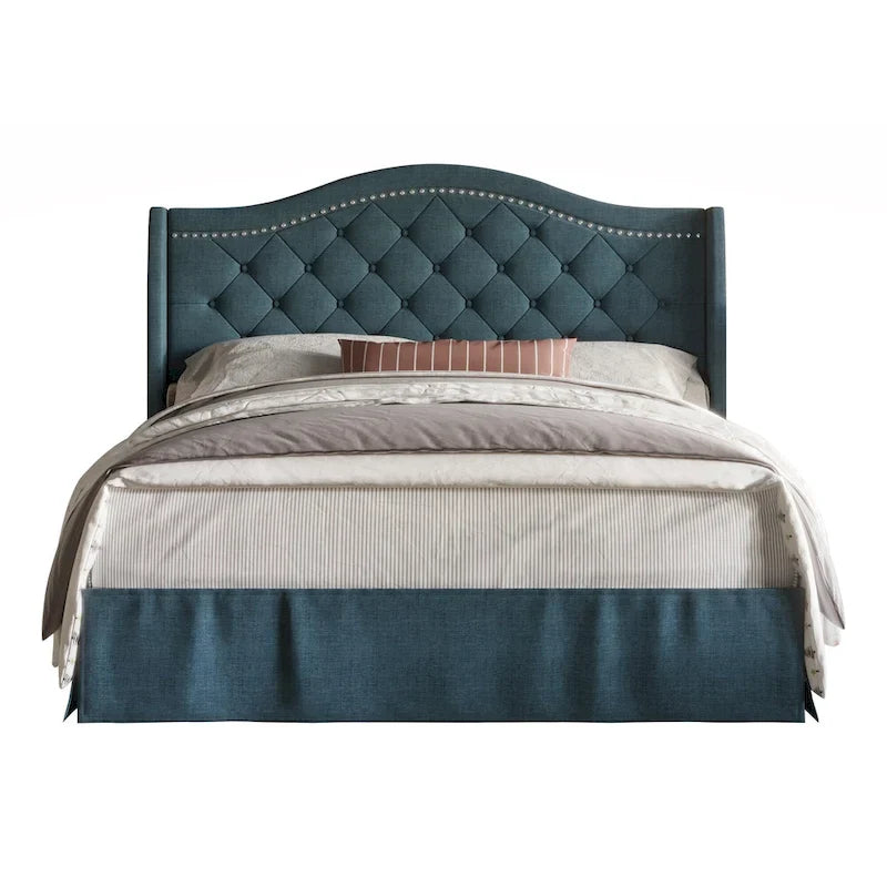 Eleanor Tufted Upholstered Platform Bed