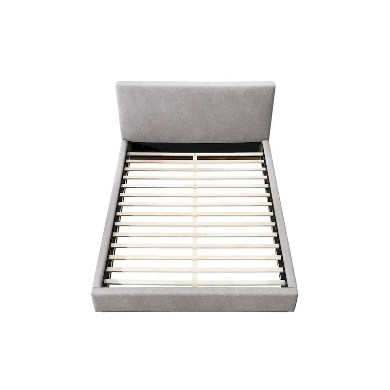 Porter Boucle Upholstered Wood Base Platform Bed