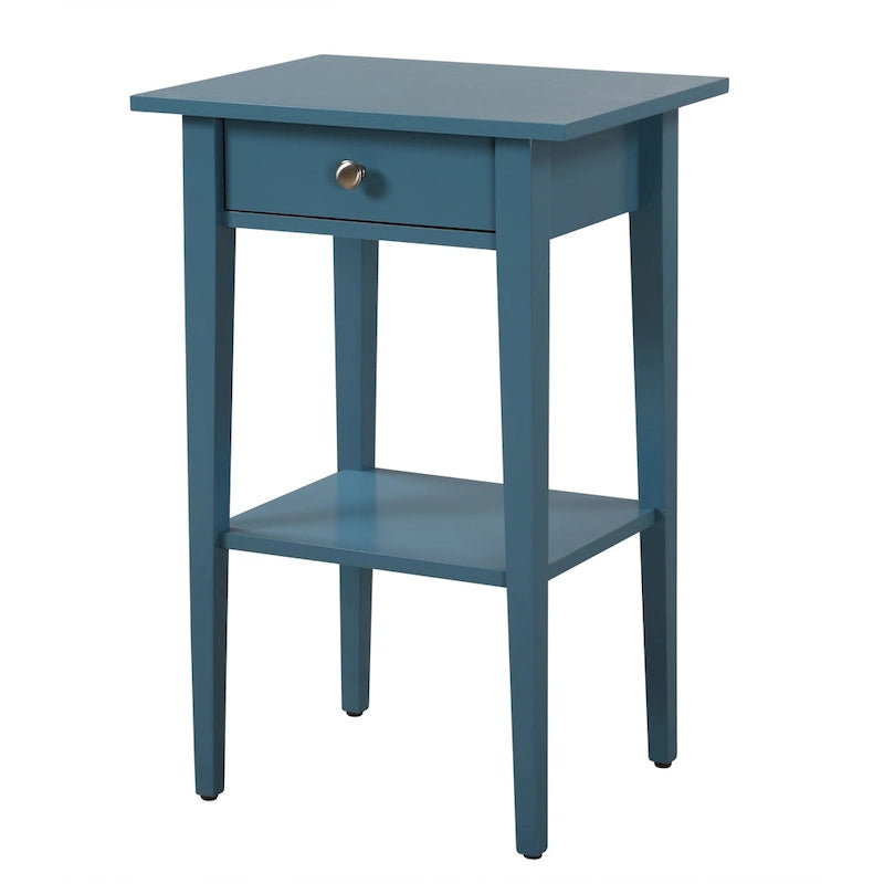 Dalton 1-drawer and Shelf Wooden Nightstand