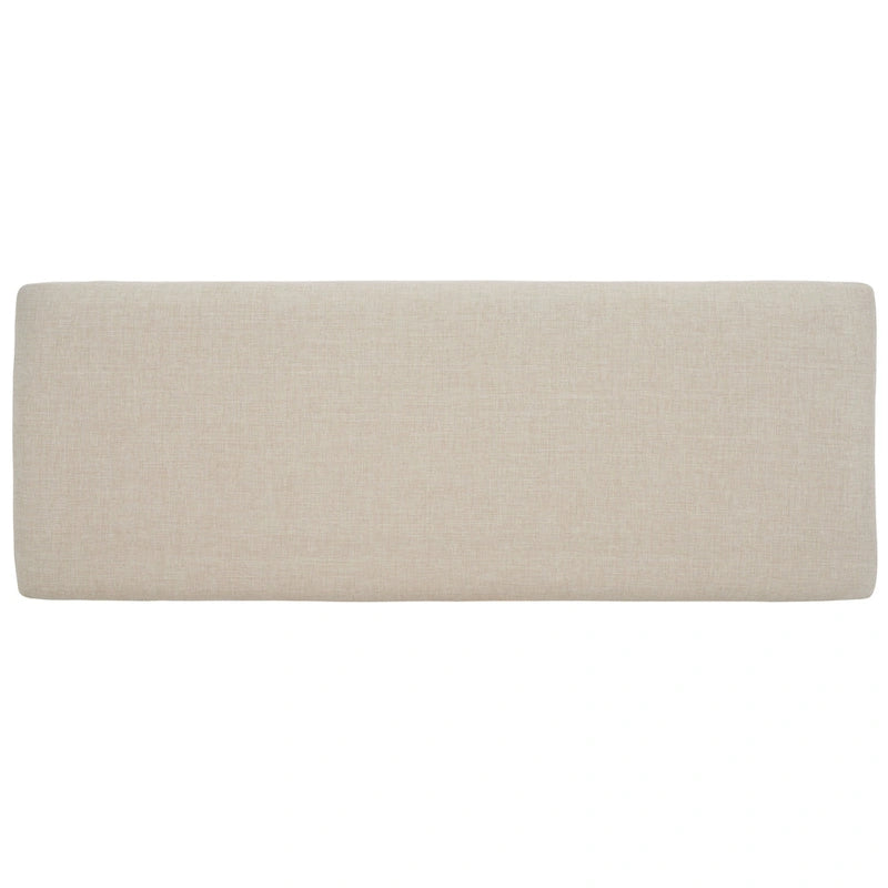 SAFAVIEH Yael Open Shelf Bench with Cushion - 42 W x 15 D x 18 H - 42Wx15Dx18H