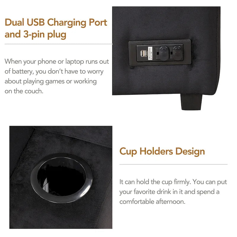 87.4 Sleeper Sofa Bed,2 in 1 Pull Out sofa bed L Shape Couch with Storage Ottoman for Living Room,Bedroom Couch and Small Apart