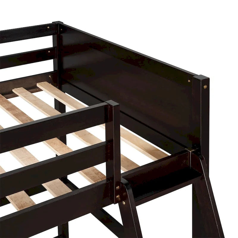 Merax Solid Wood Twin Size Loft Bed with Ladder