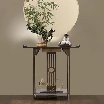 Console Table Sofa Side Accent Table Entryway Vintage