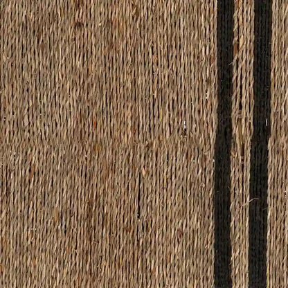 SEI Furniture Gainford Transitional Black Woven Fiber Bench