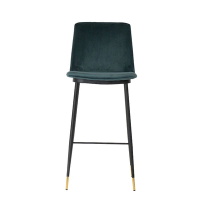 Evora Velvet Counter Stool (Set of 2)