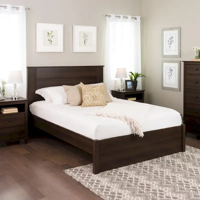 Prepac Queen Select 4-post Platform Bed with Optional Drawers