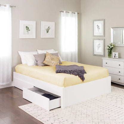 Prepac Queen Select 4-post Platform Bed with Optional Drawers