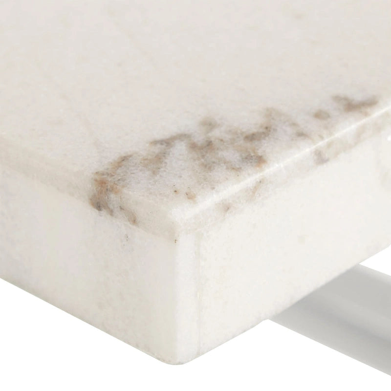 Azel Marble-top Chrome Framed Coffee Table or Table Set by iNSPIRE Q Modern