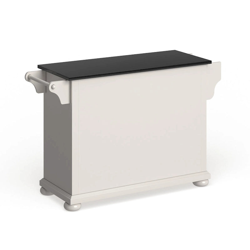 Crosley Alexandria Granite Top Full Size Kitchen Island/Cart - 18d x 51.5w x 34h