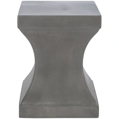 SAFAVIEH Selvaggia Concrete Indoor/ Outdoor Accent Table - 13.7x13.7x17.7 - 14Wx14Dx18H