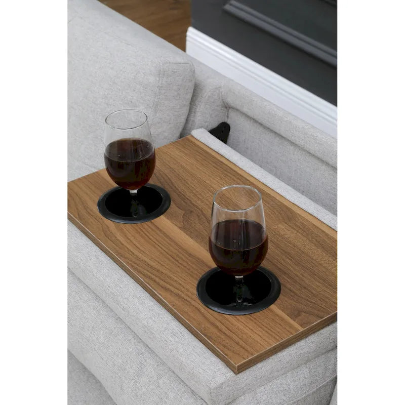 Alger 98 Wide Left Hand Facing Sofa & Chaise with Ottoman