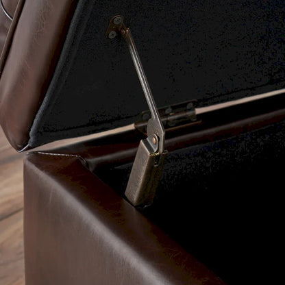 Modern Upholstered Storage Bench for Living Room Entryway