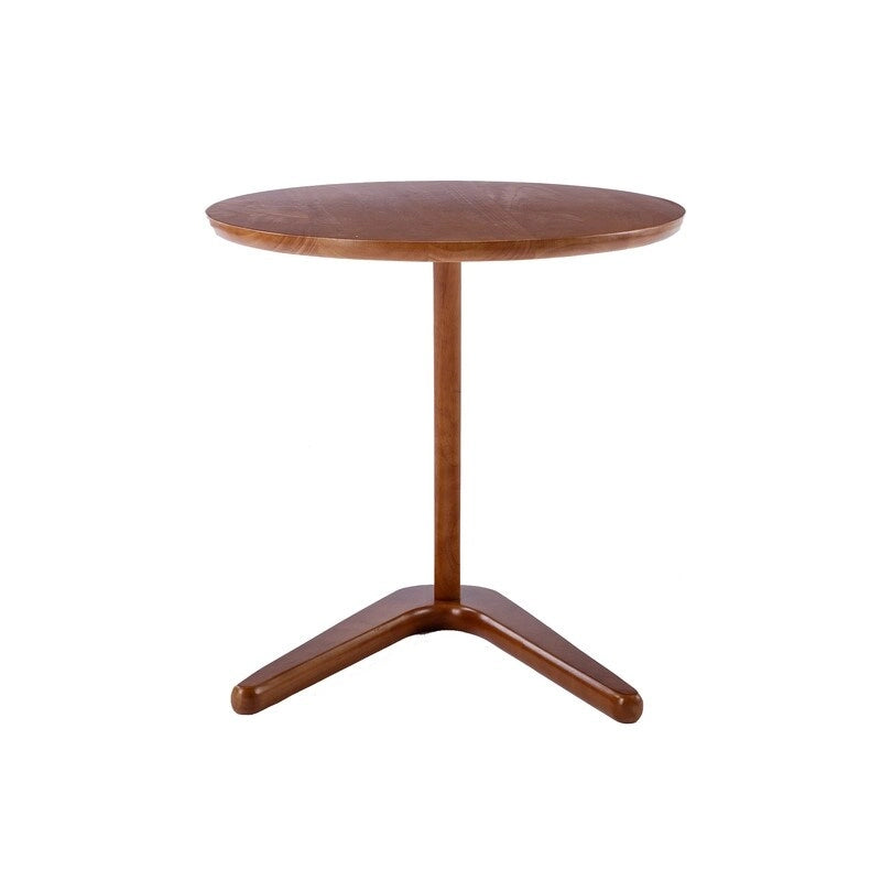 SEYNAR Modern Solid Wood Versatile Round Side Table or Small Accent Piece