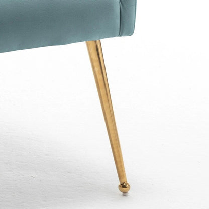 SEYNAR Modern Glam Velvet Dining Chair Set of 8 for Dining Room, Tufted Vanity Chair for Living Room (no table)