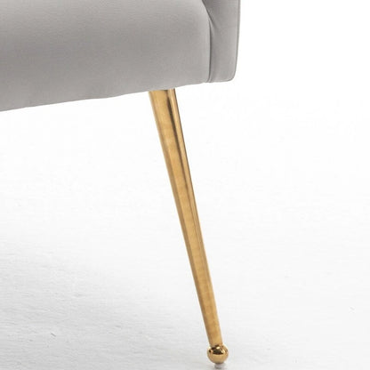 SEYNAR Modern Glam Velvet Dining Chair Set of 8 for Dining Room, Tufted Vanity Chair for Living Room (no table)