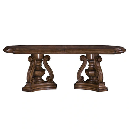 San Mateo Double Pedestal Dining Table - 46W x 30H x 118D
