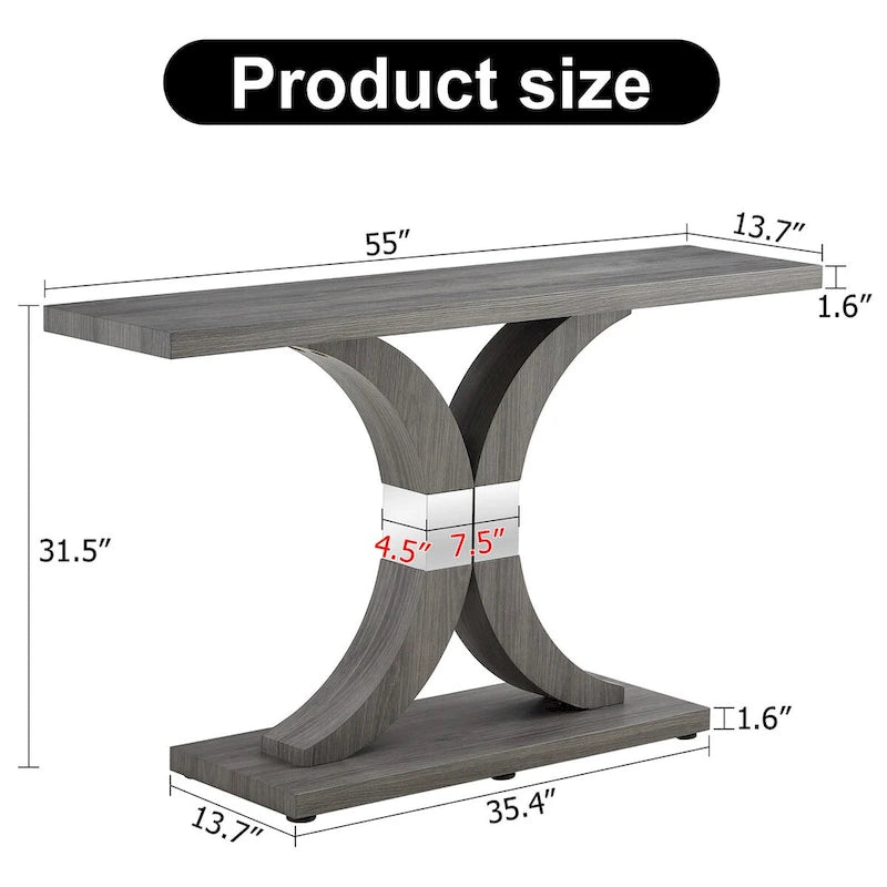 Modern minimalist style console table
