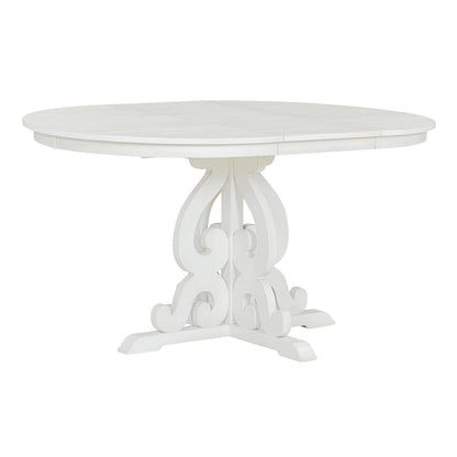 5-Piece Retro Functional Dining Set 1 Extendable Table