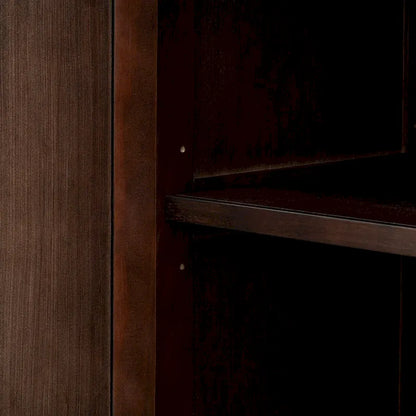 Large Storage Buffet with Adjustable Shelves and Metal Handles