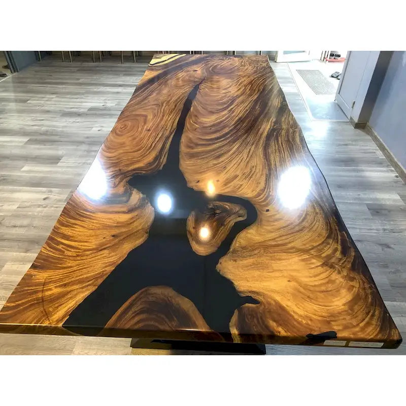 Sundaland 118 Large Slap Live Edge Dining Table