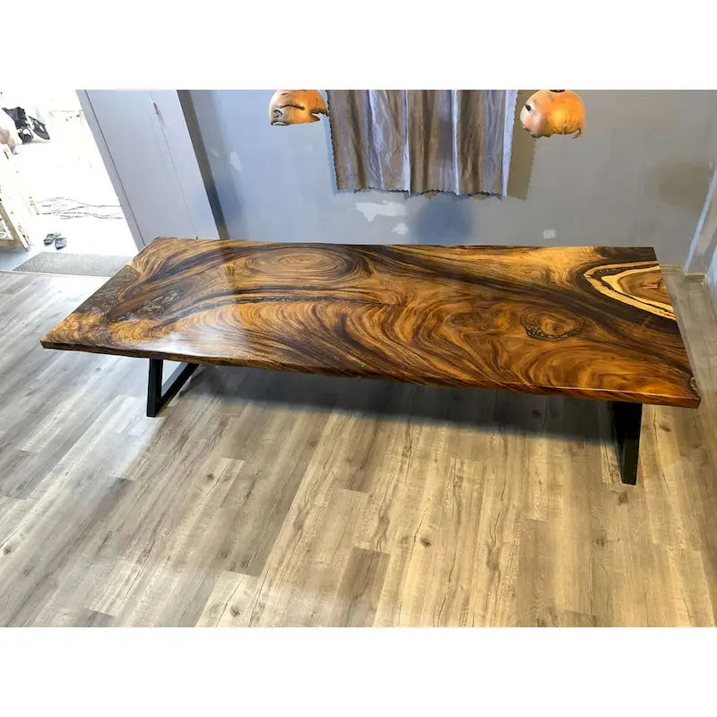 Sundaland 118 Large Slap Live Edge Dining Table