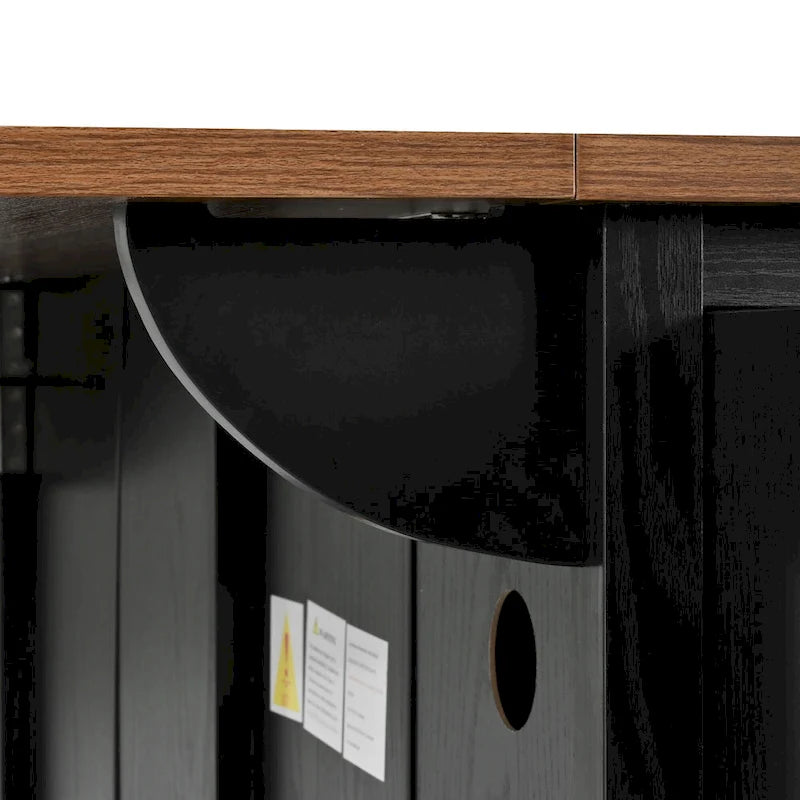 53.5Farmhouse Kitchen Island with Power Outlet